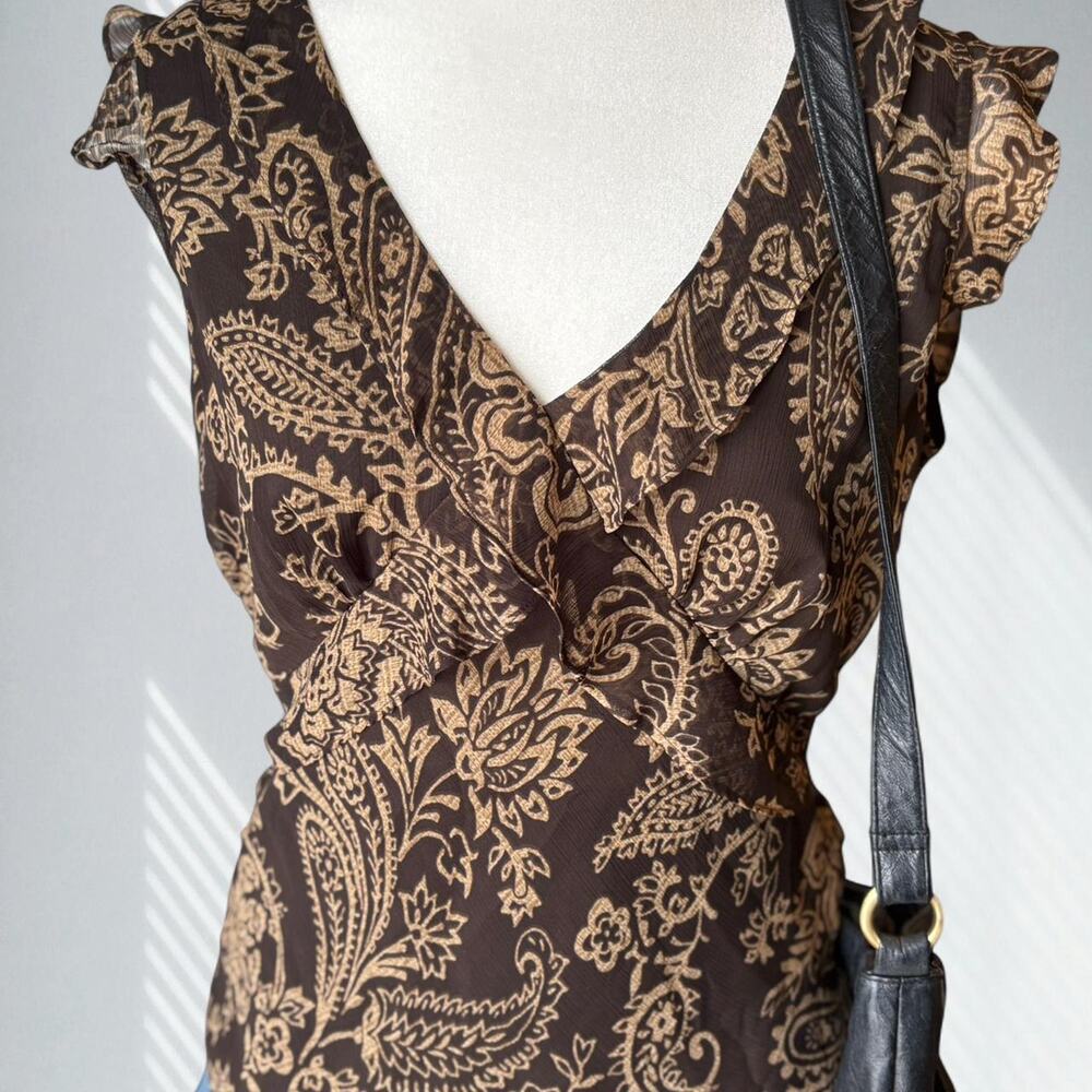Y2k rafaella sleeveless blouse
